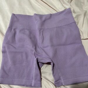 Wild Fable Lavender Ribbed Bike Shorts